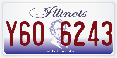 IL license plate Y606243