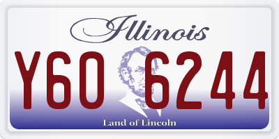 IL license plate Y606244