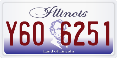IL license plate Y606251