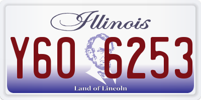 IL license plate Y606253