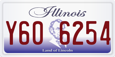 IL license plate Y606254