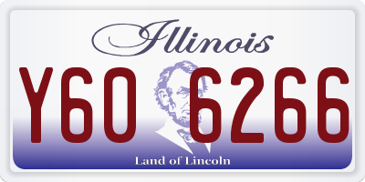 IL license plate Y606266