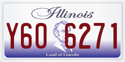 IL license plate Y606271