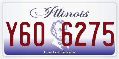 IL license plate Y606275