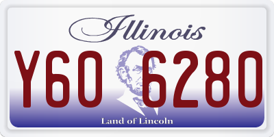 IL license plate Y606280
