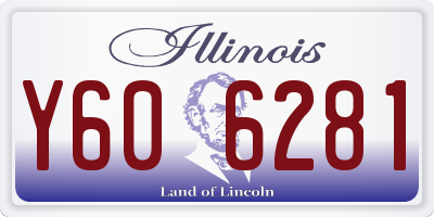 IL license plate Y606281