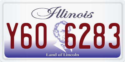 IL license plate Y606283
