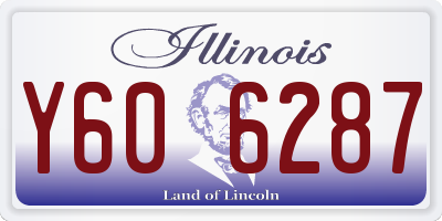 IL license plate Y606287