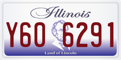 IL license plate Y606291