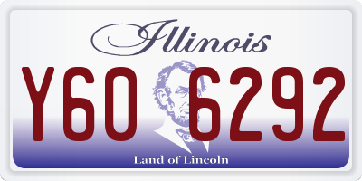 IL license plate Y606292