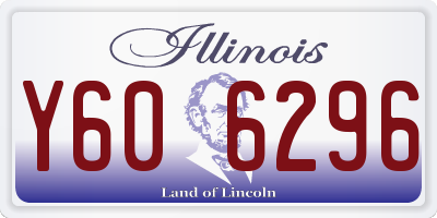 IL license plate Y606296