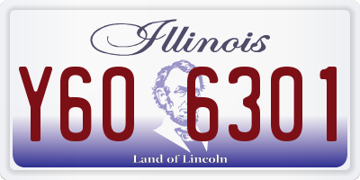 IL license plate Y606301