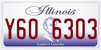 IL license plate Y606303