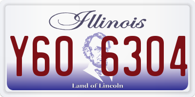IL license plate Y606304