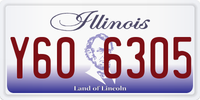 IL license plate Y606305