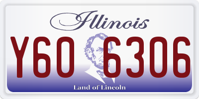 IL license plate Y606306