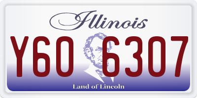 IL license plate Y606307