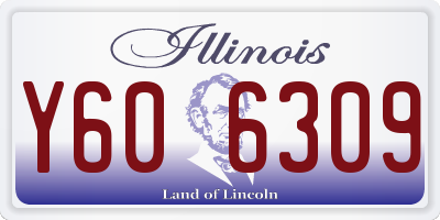 IL license plate Y606309