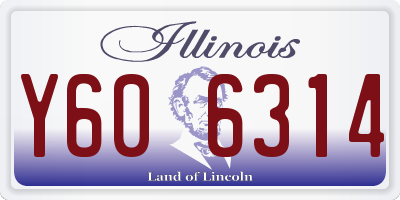 IL license plate Y606314