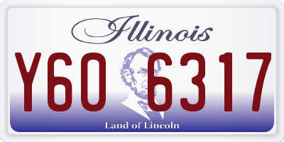 IL license plate Y606317