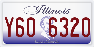 IL license plate Y606320
