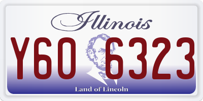 IL license plate Y606323