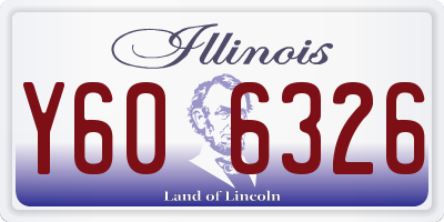 IL license plate Y606326