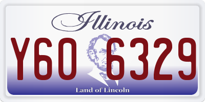 IL license plate Y606329