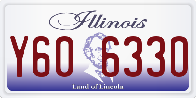 IL license plate Y606330