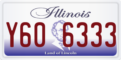 IL license plate Y606333
