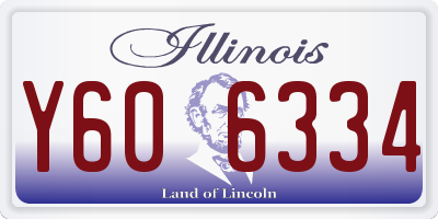 IL license plate Y606334
