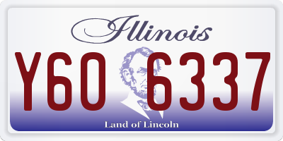 IL license plate Y606337