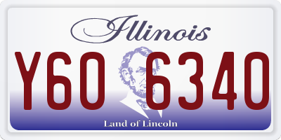 IL license plate Y606340