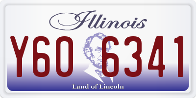 IL license plate Y606341