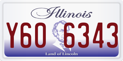 IL license plate Y606343