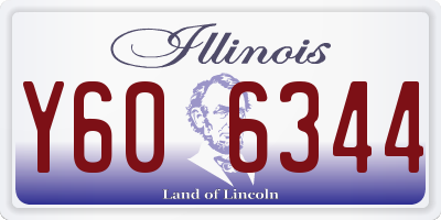 IL license plate Y606344