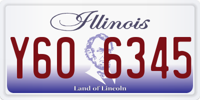 IL license plate Y606345