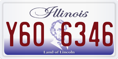 IL license plate Y606346