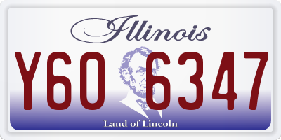 IL license plate Y606347