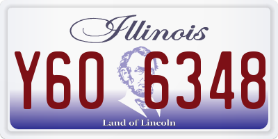 IL license plate Y606348