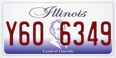 IL license plate Y606349