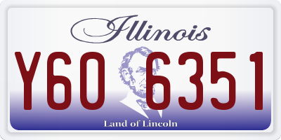 IL license plate Y606351