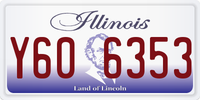 IL license plate Y606353