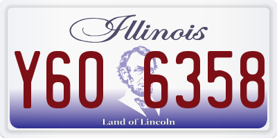 IL license plate Y606358