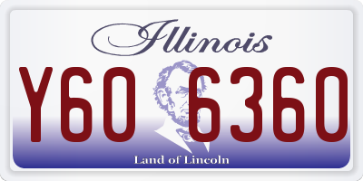 IL license plate Y606360