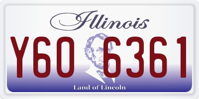 IL license plate Y606361