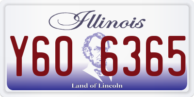 IL license plate Y606365