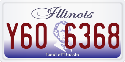 IL license plate Y606368