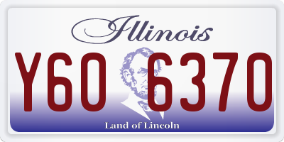IL license plate Y606370