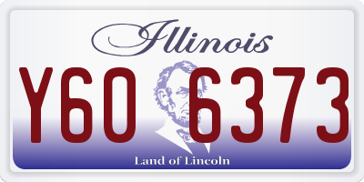 IL license plate Y606373